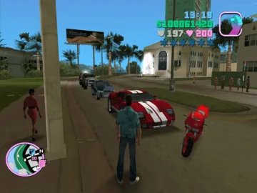 Grand Theft Auto - Vice City (Japan) screen shot game playing